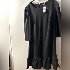 Tommy Hilfiger long sleeved black dress size 12
